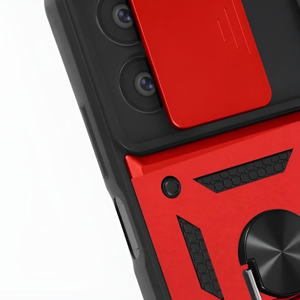 Чехол BECOVER Military для Poco M6 Pro 4G Red (710940) Тип чехол-накладка