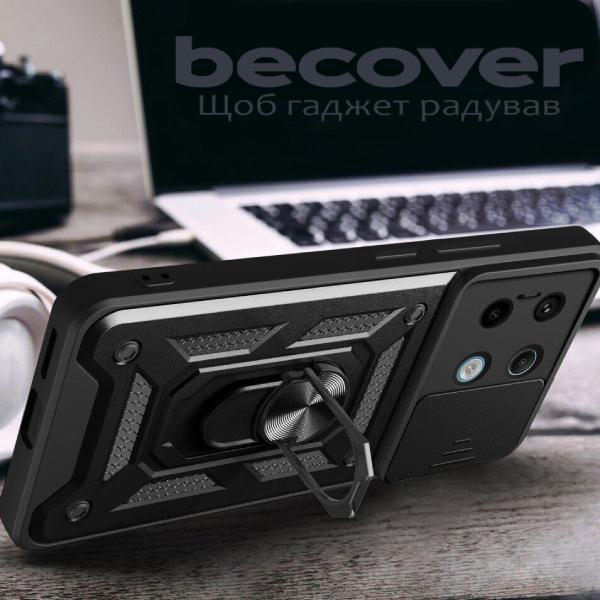 Чохол BECOVER Military для Poco X6 Pro Black (711157) Тип чохол-накладка