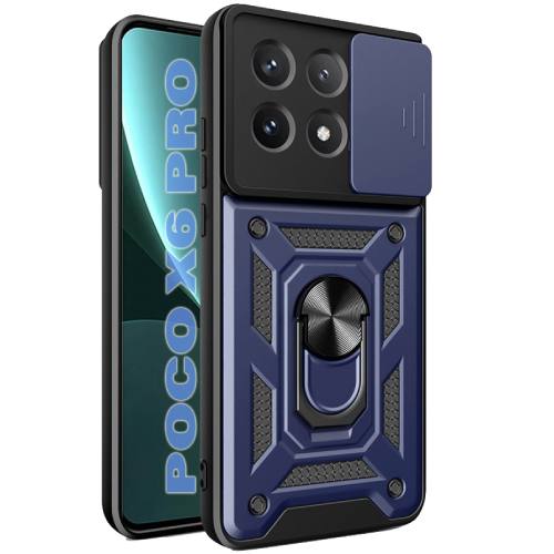 Чехол BECOVER Military для Poco X6 Pro Blue (711158) Чехол BECOVER Military для Poco X6 Pro Blue (711158)