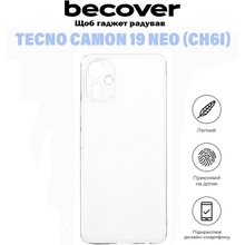 Чохол BECOVER для Tecno Camon 19 Neo Transparancy (710971)