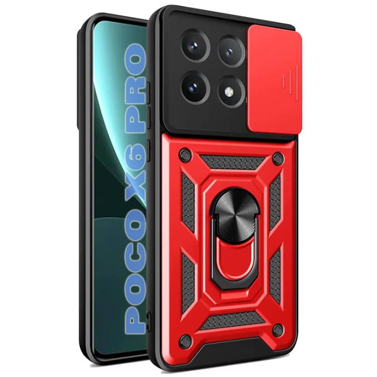 Чохол BECOVER Military для Poco X6 Pro Red (711160)