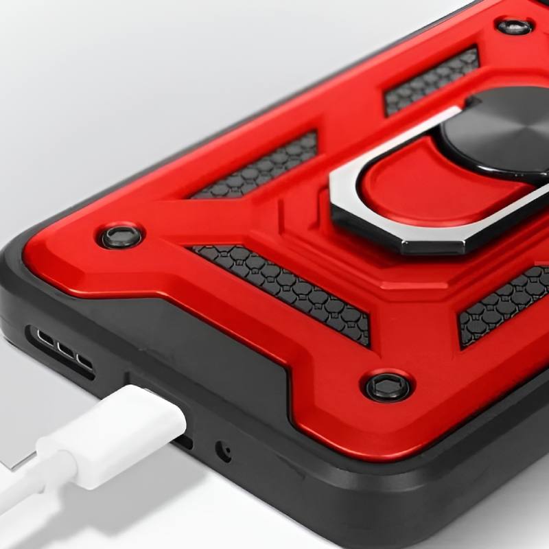 Зовнішній вигляд Чохол BECOVER Military для Poco X6 Pro Red (711160)
