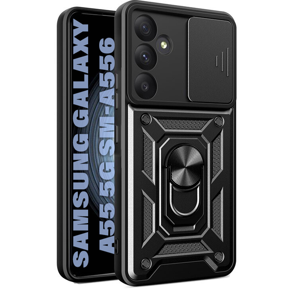 Чехол BECOVER Military для Samsung Galaxy A55 5G Black (711018) Материал силикон