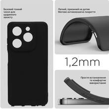 Чехол BECOVER Infinix Smart 8 Plus (X6526) Black (710884)