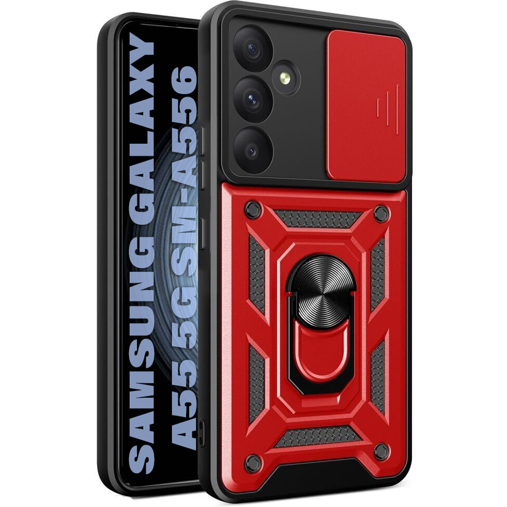 Чохол BECOVER Military для Samsung Galaxy A55 5G Red (711021) Тип чохол-сумка