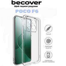 Чехол BECOVER Poco F6 Transparancy (710889)