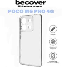 Чехол BECOVER Poco M6 Pro 4G Transparancy (710893)