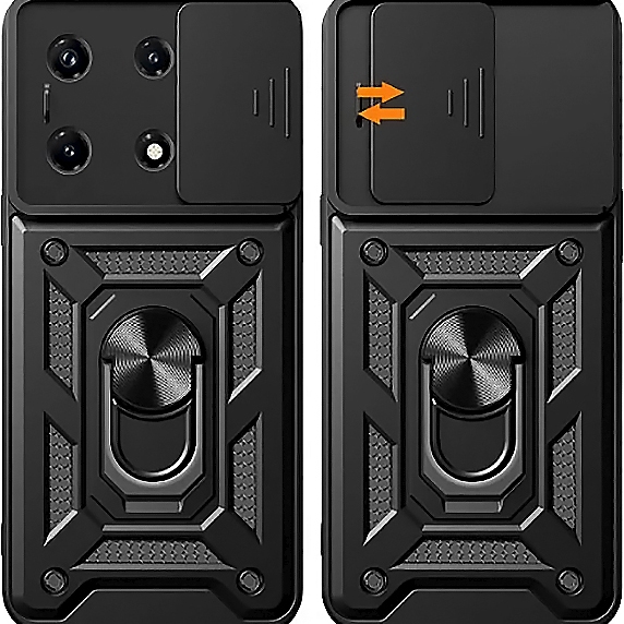 Чехол BECOVER Military для Infinix Note 30 NFC Black (X6833B) Black (711000) Совместимость по модели Infinix Hot 30