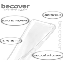 Чехол BECOVER Tecno POVA 5 (LH7n) Transparancy (710908)