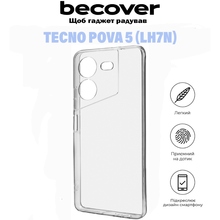 Чехол BECOVER Tecno POVA 5 (LH7n) Transparancy (710908)