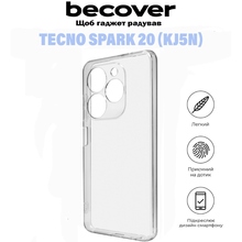 Чохол BECOVER Tecno Spark 20 (KJ5n) Transparancy (710909)