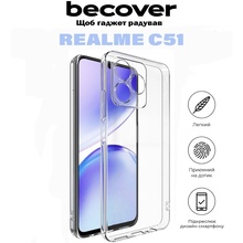 Чехол BECOVER Realme C51 Transparancy (710928)