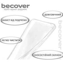 Чехол BECOVER Tecno Spark 20 Pro Plus (KJ7) Transparancy (711759)