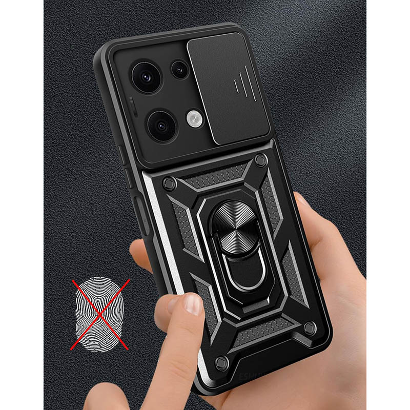 Чехол BECOVER Military для Xiaomi Redmi Note 13 5G Black (711030) Материал металл