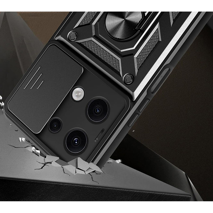 Внешний вид Чехол BECOVER Military для Xiaomi Redmi Note 13 5G Black (711030)