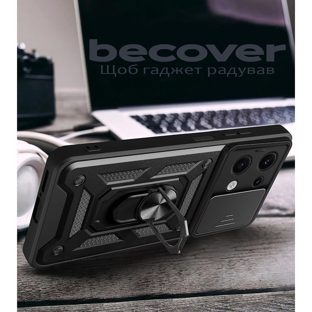 Чехол BECOVER Military для Xiaomi Redmi Note 13 5G Black (711030) Тип чехол-накладка