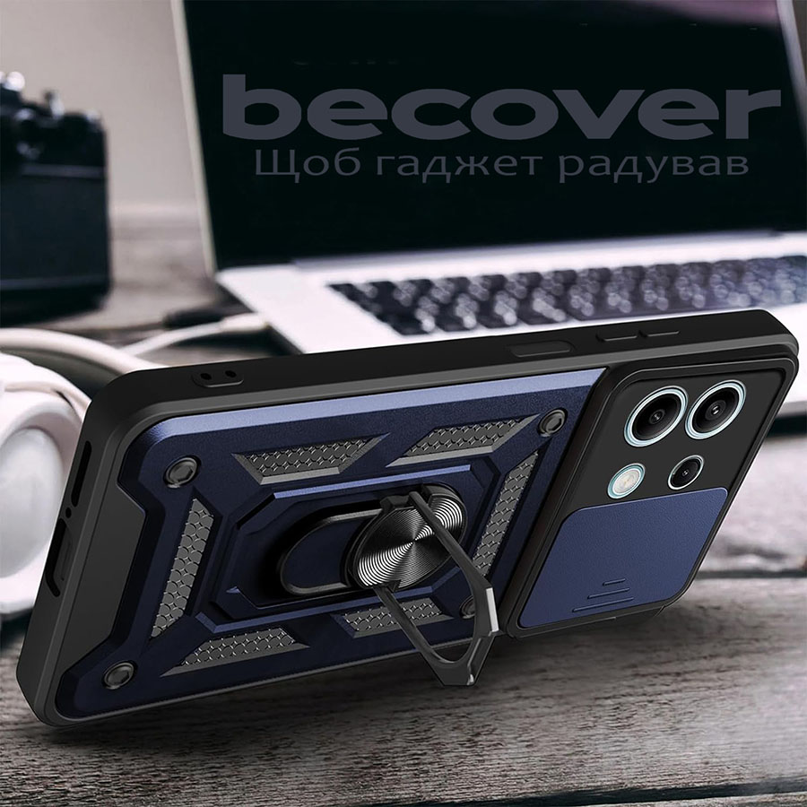 Чехол BECOVER Military для Xiaomi Redmi Note 13 5G Blue (711031) Совместимость по модели Xiaomi Redmi Note 13 5G
