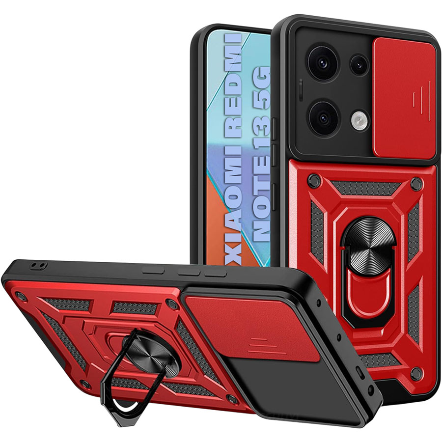 Чохол BECOVER Military для Xiaomi Redmi Note 13 5G Red (711033) Чохол BECOVER Military для Xiaomi Redmi Note 13 5G Red (711033)