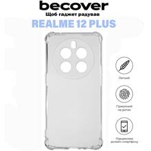 Чехол BECOVER Anti-Shock для Realme 12 Plus Clear (711174)
