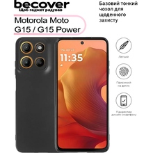Чохол BECOVER для Motorola Moto G15/G15 Power Black (713478)