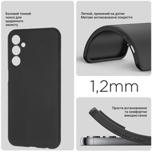 Чехол BECOVER для Samsung Galaxy M34 5G SM-M346 Black (710904)