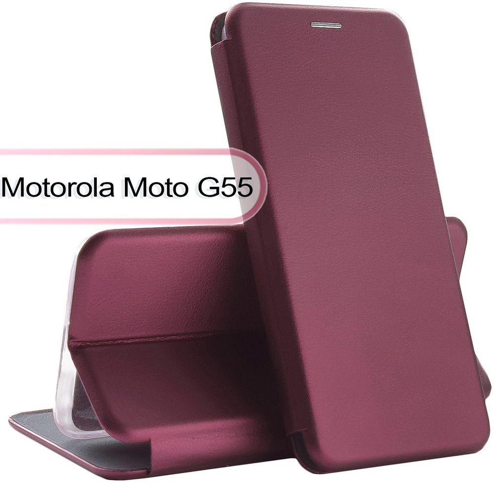 Чехол BECOVER Exclusive для Motorola Moto G55 Red Wine (713521) Совместимость по модели Motorola G55