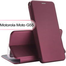Чехол BECOVER Exclusive для Motorola Moto G55 Red Wine (713521)
