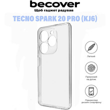 Чехол BECOVER для Tecno Spark 20 Pro (KJ6) Transparancy (710907)