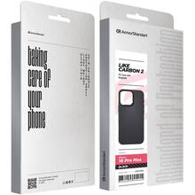 Чехол ARMORSTANDART LikeCarbon2 MagCase для Apple iPhone 16 Pro Max Black (ARM83808)