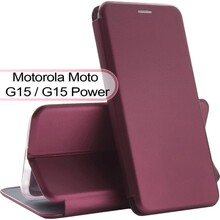 Чохол BECOVER Exclusive для Motorola Moto G15/ G15 Power Red Wine (713515)