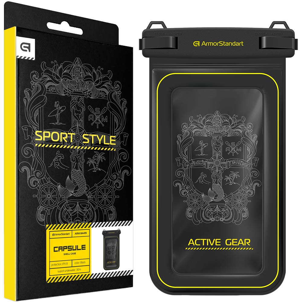 Изображение Чехол ARMORSTANDART Capsule Shell Black (ARM84419)