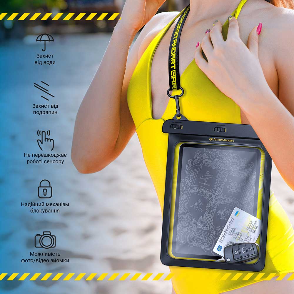 Чехол ARMORSTANDART Capsule Tab Black (ARM84420) Материал пластик