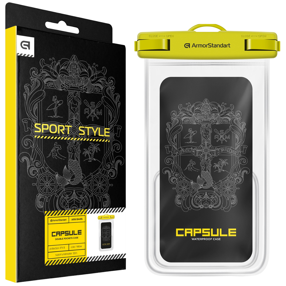 Чохол ARMORSTANDART Сapsule Double Pockets Yellow (ARM84416) Колір білий