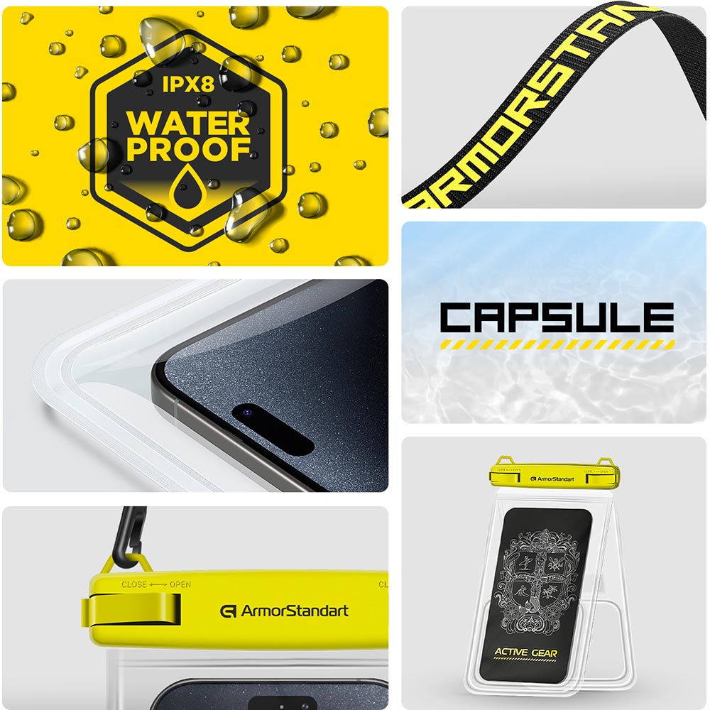 Фото Чехол ARMORSTANDART Сapsule Double Pockets Yellow (ARM84416)