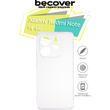 Чехол BECOVER для Xiaomi Redmi Note 14 4G Transparancy (713435)