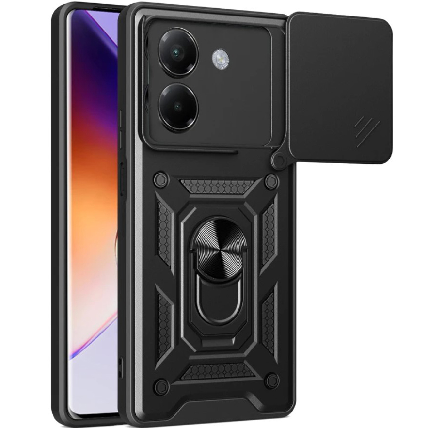 Чехол BECOVER Military для Poco M7 Pro 5G Black (713465)