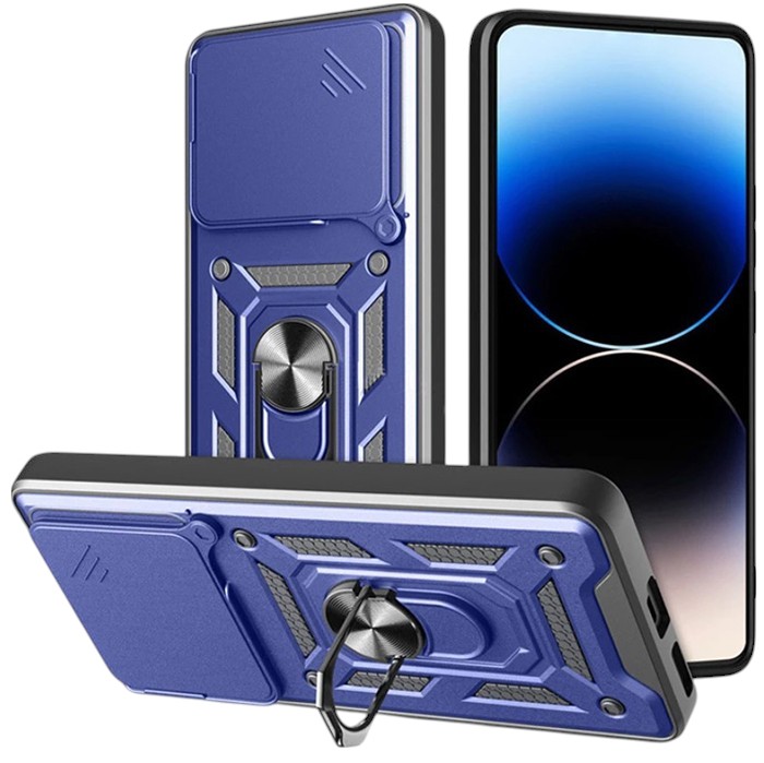 Чохол BECOVER Military для Poco M7 Pro 5G Blue (713466) Тип чохол-накладка
