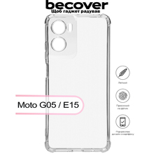 Чохол BECOVER Anti-Shock для Motorola Moto G05/E15 Clear (713470)