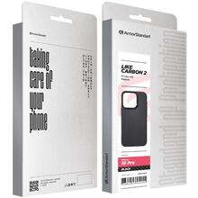 Чохол ARMORSTANDART LikeCarbon2 MagCase для Apple iPhone 16 Pro Black (ARM83809)