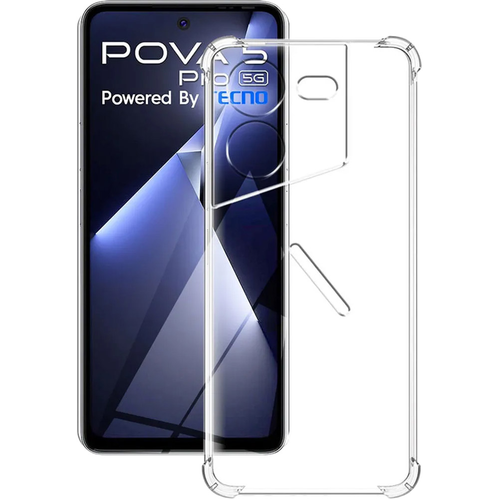 Чехол BECOVER Anti-Shock для Tecno POVA 5 Pro 5G (LH8n) Clear (711780) Чехол BECOVER Anti-Shock для Tecno POVA 5 Pro 5G (LH8n) Clear (711780)