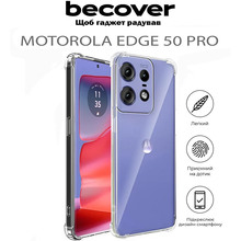 Чехол BECOVER Anti-Shock для Motorola Edge 50 Pro Clear (711781)