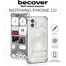 Чохол BECOVER Anti-Shock для Nothing Phone (2) Clear (711792)