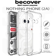 Чехол BECOVER Anti-Shock для Nothing Phone (2a) Clear (711793)