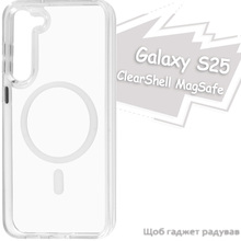 Чехол BECOVER ClearShell (MagSafe) для Samsung Galaxy S25 Transparancy (713398)