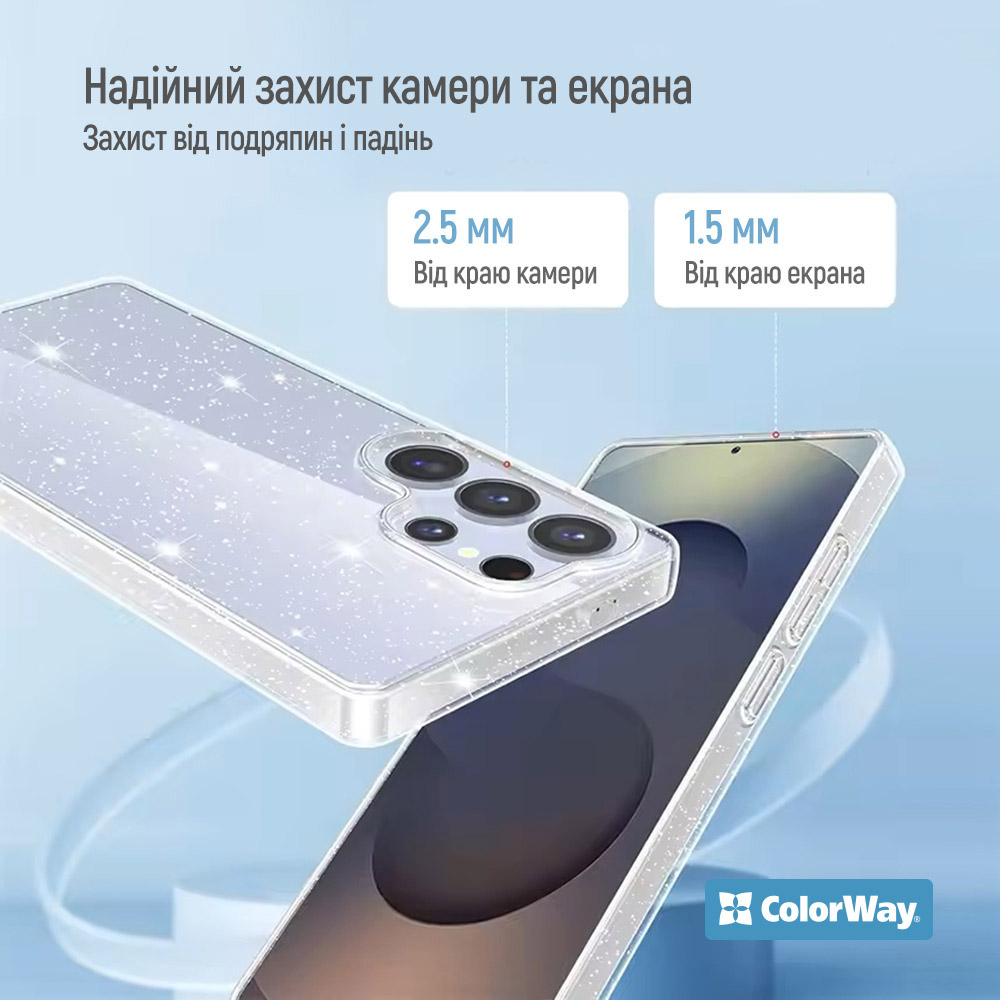 Чохол COLORWAY TPU-Shine для Samsung Galaxy A17 Grey (CW-CTSSGA175) Сумісність за моделлю Samsung Galaxy A17