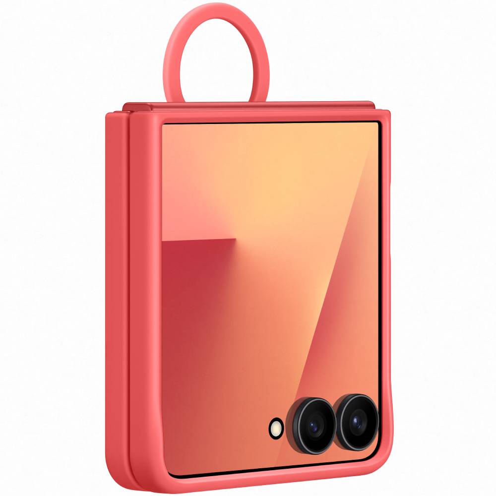 Зовнішній вигляд Чохол SAMSUNG Samsung Flip 7 Ring Case Red (EF-PF766TREGUA)