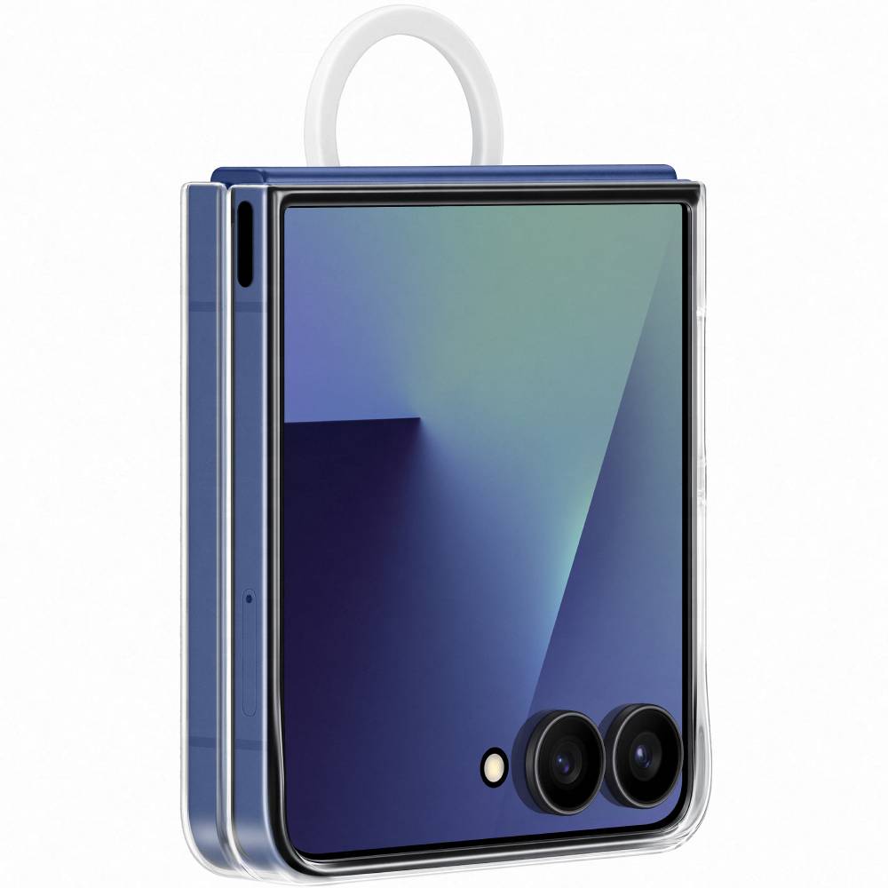 Фото 4 Чохол SAMSUNG Samsung Flip 7 Ring Case Transparent (EF-QF766CTEGUA)
