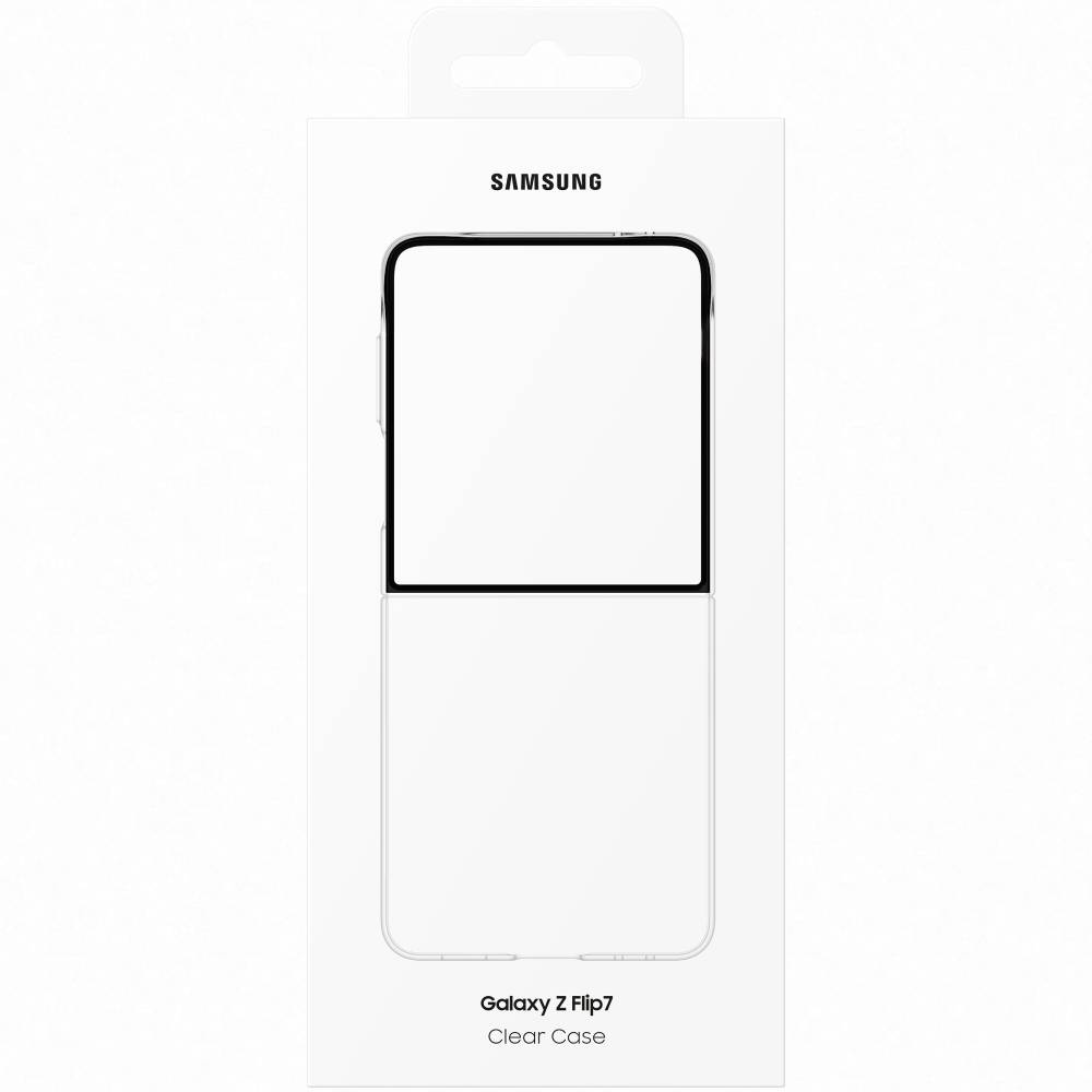 Внешний вид Чехол SAMSUNG для Samsung Flip 7 Clear Case Transparent (EF-AF766CTEGUA)