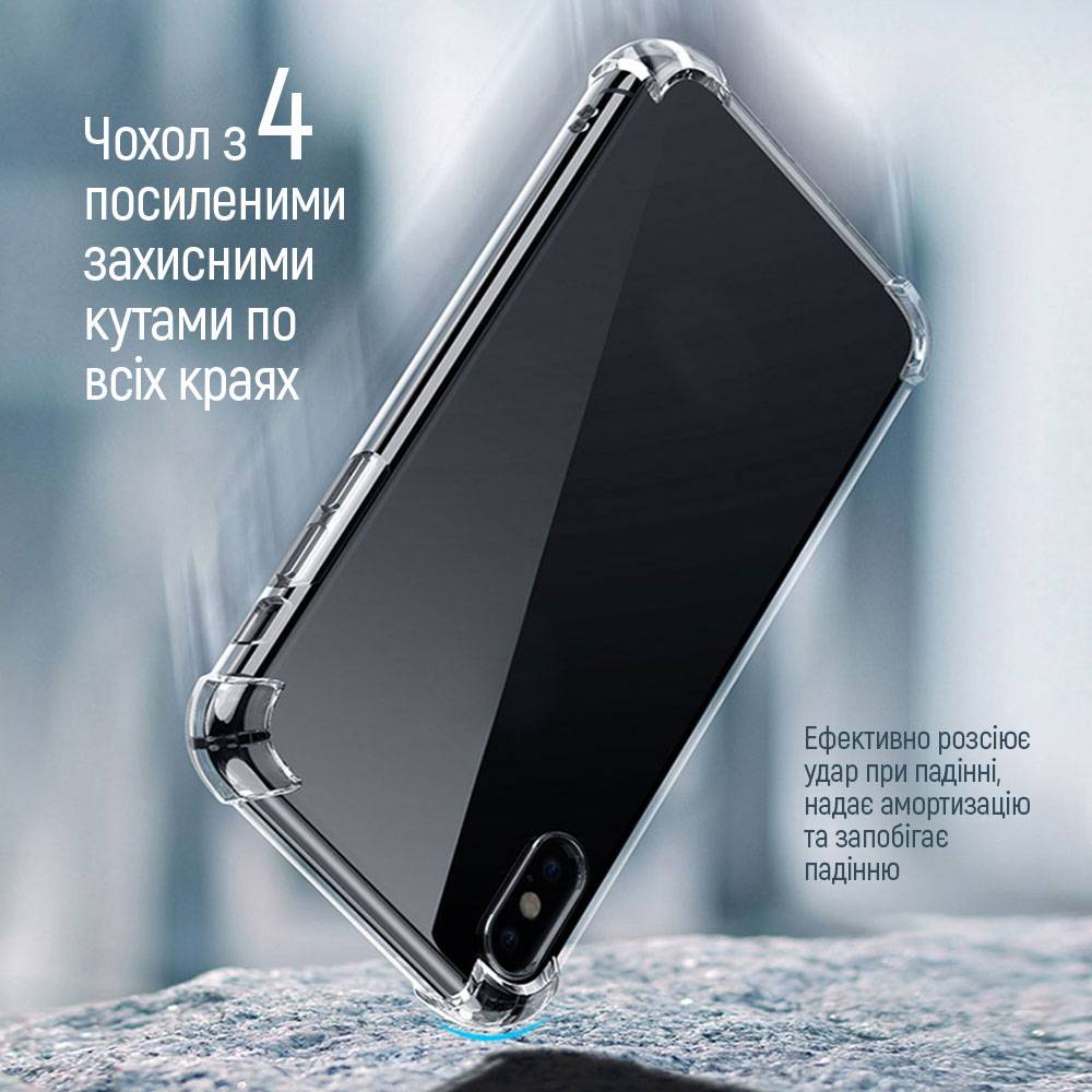 Чохол COLORWAY для Apple iPhone 17 TPU AntiShock Clear (CW-CTASAI17) Сумісність за моделлю Apple iPhone 17