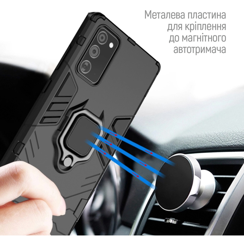 Чехол COLORWAY для Xiaomi Redmi 15 AntiShock Magnet Ring black (CW-CAMRXR15-BK) Совместимость по модели Xiaomi Redmi 15